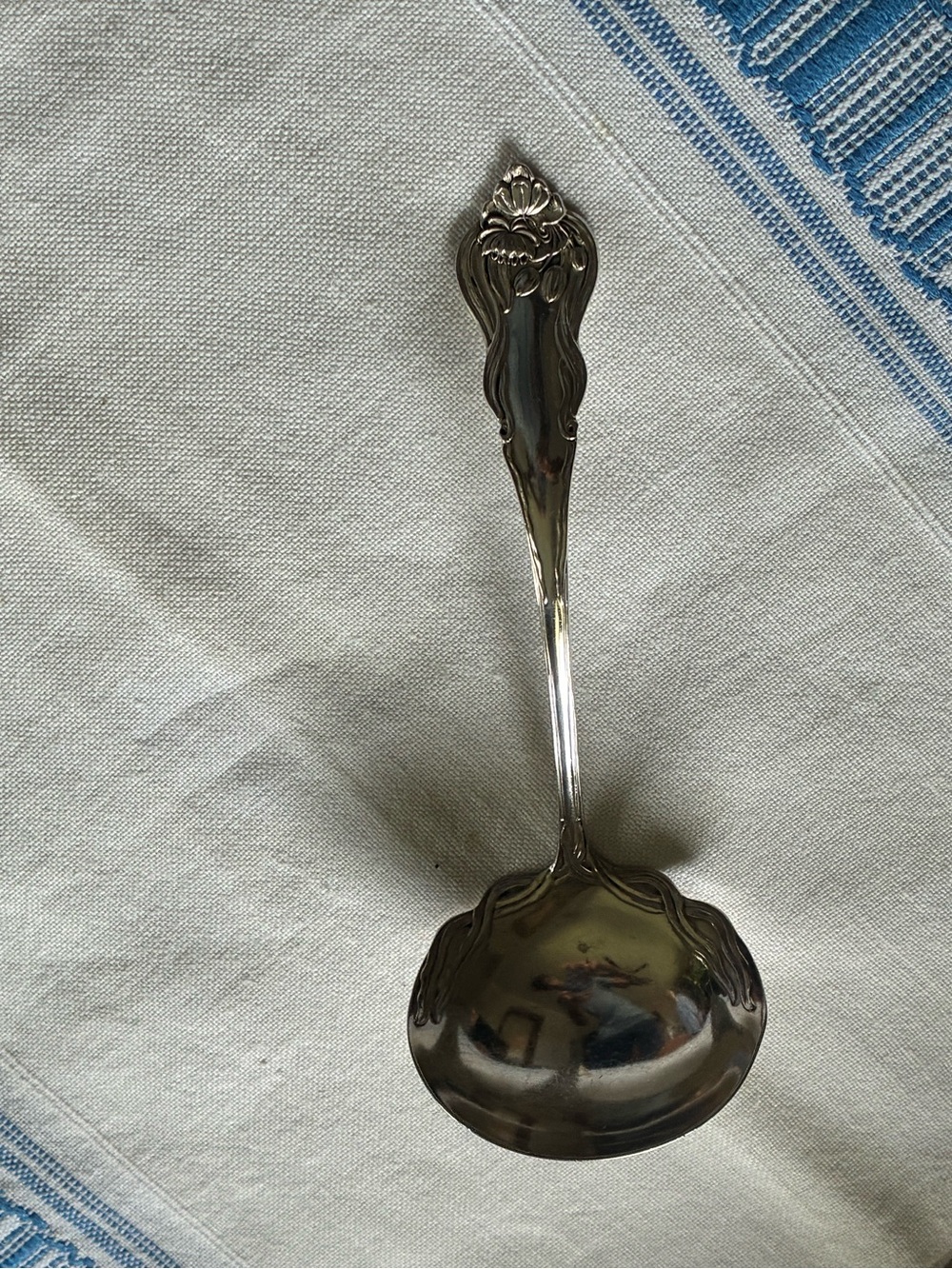 Classic Silver-Plated Serving Ladle